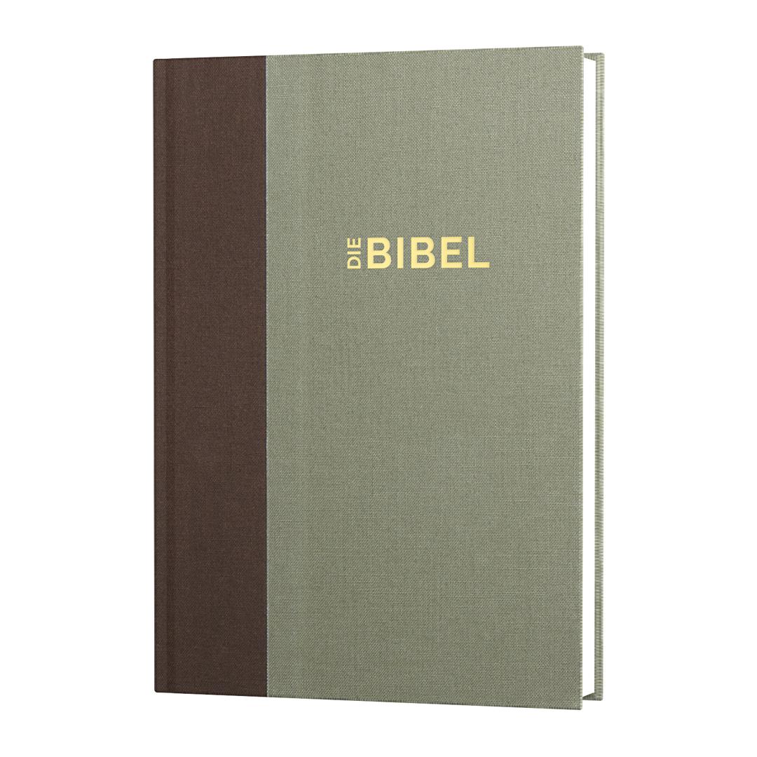 Schlachter 2000 Bibel – Standardausgabe (Duoleinen braun/khaki, fester Einband) CLV Verlag