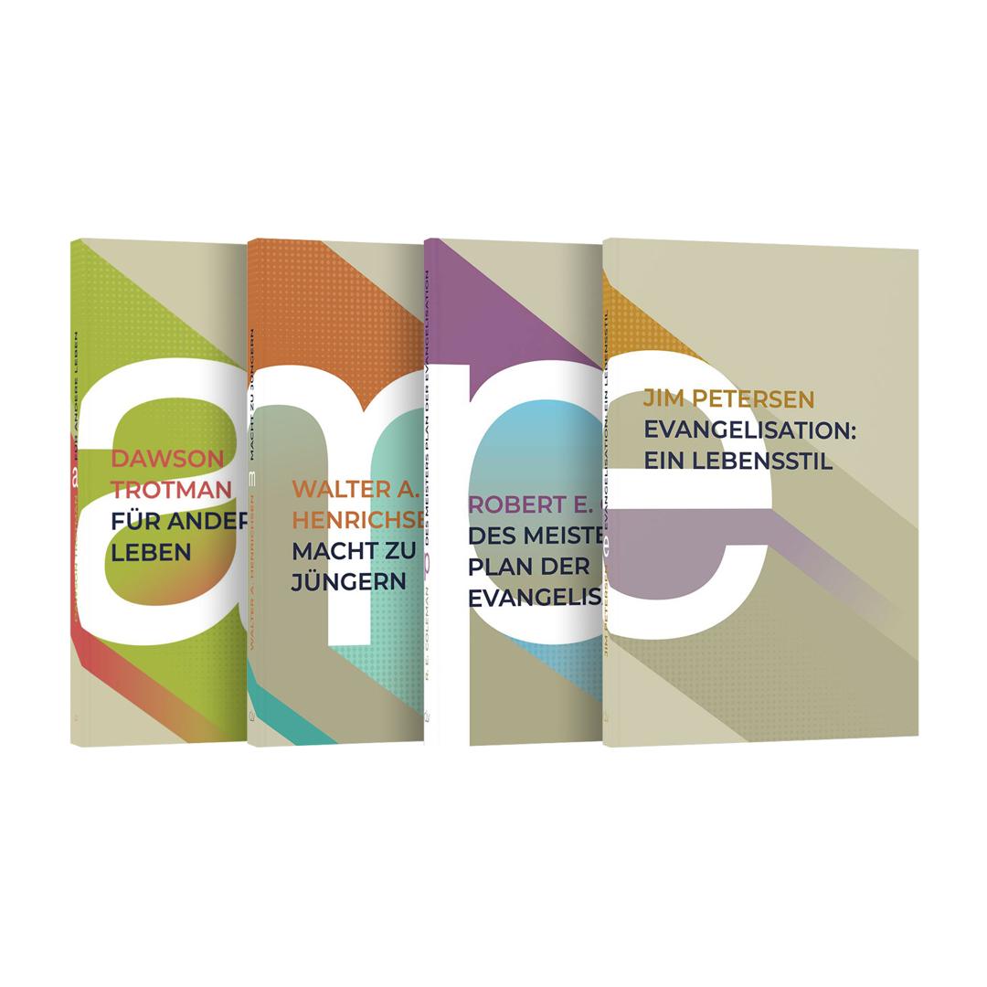 Buchpaket »Evangelisation und Jüngerschaft« - Jim Petersen / Robert E. Coleman / Walter A. Henrichsen / Dawson Trotman (Taschenbuch) CLV Verlag