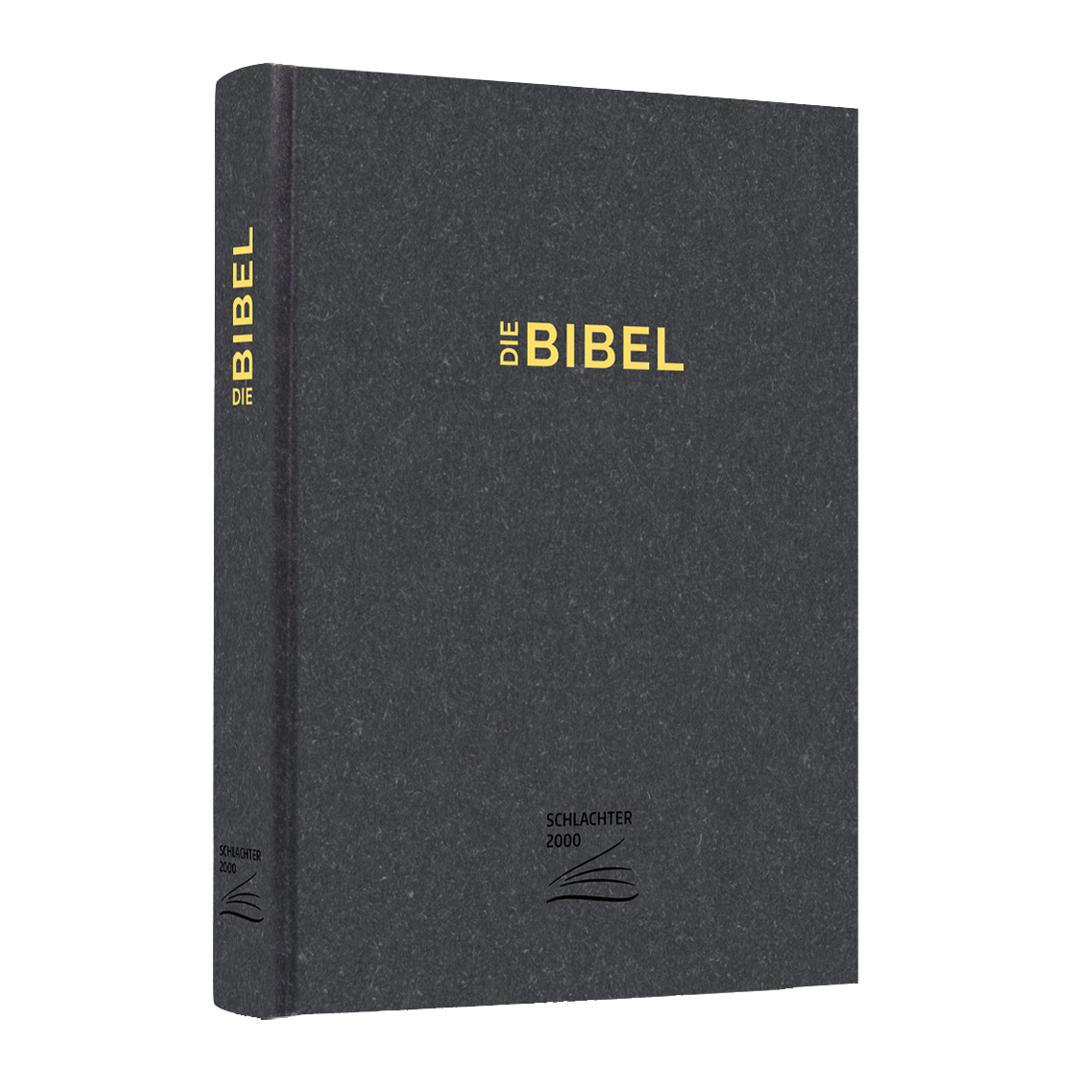 Schlachter 2000 Bibel – Schreibrandausgabe (Hardcover, anthrazit) CLV Verlag