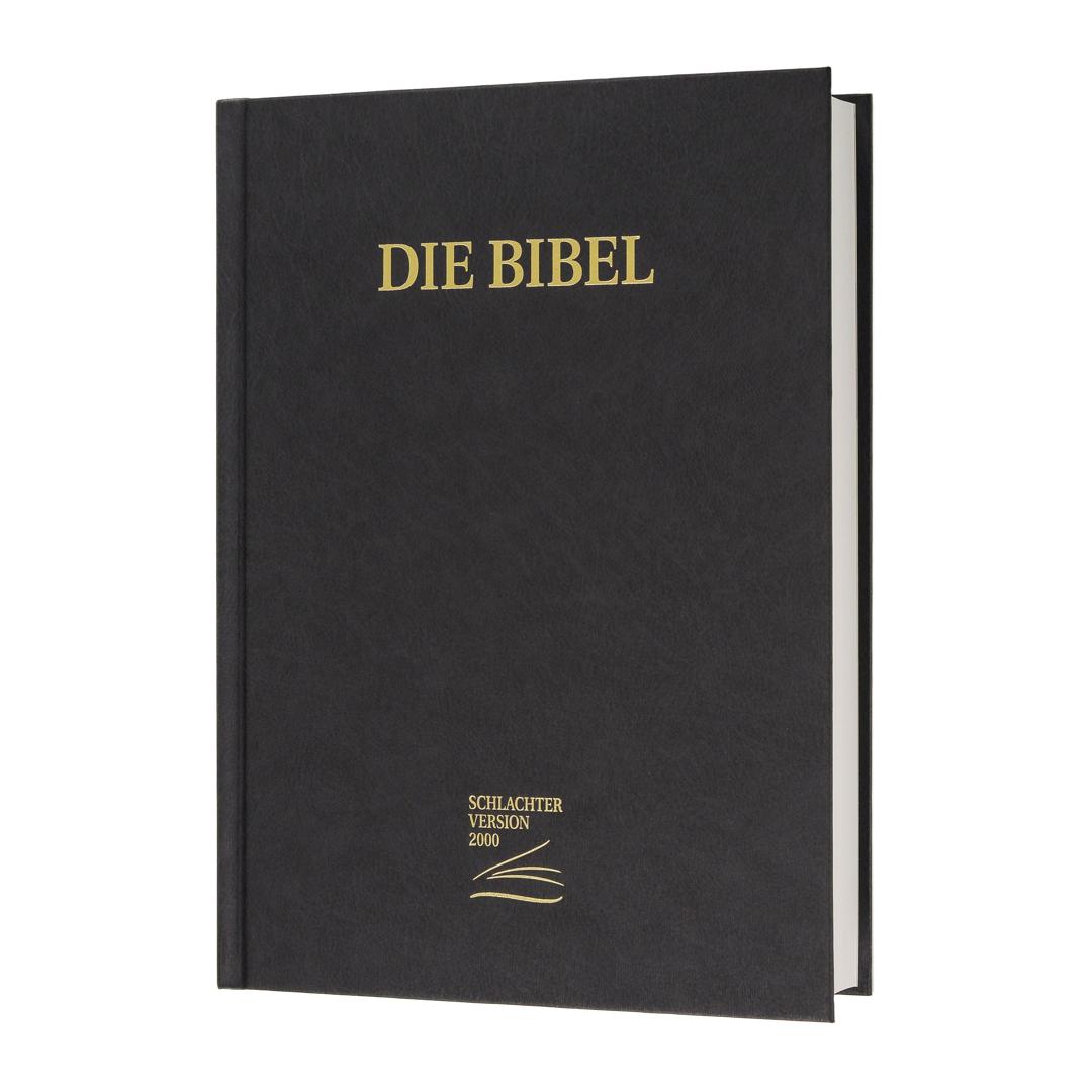 Schlachter 2000 Bibel - Großdruckausgabe (Hardcover, schwarz) CLV Verlag